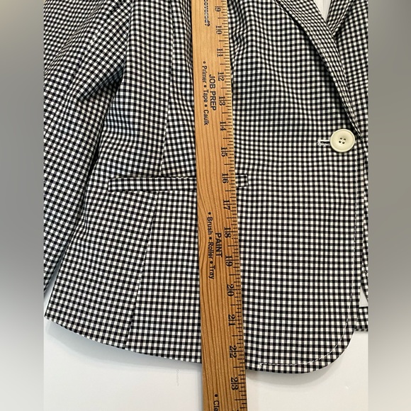 Talbots Women’s blazer Jacket Gingham pattern Size 10 - Picture 6 of 14